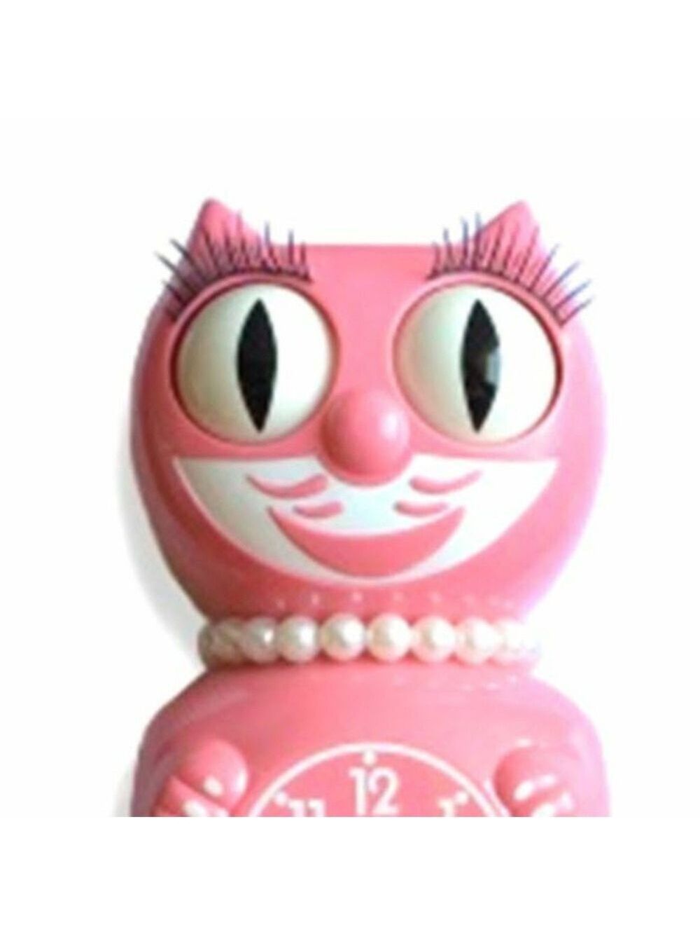 RETIRED Urban Outfitters Strawberry Ice Pink Lady Kit-Cat Clock - Picture 4 of 5
